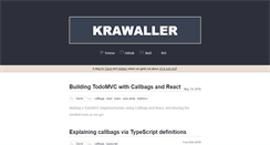 Desktop Screenshot of blog.krawaller.se