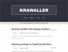Tablet Screenshot of blog.krawaller.se